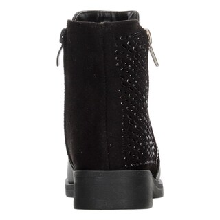 Foto 7 | Botines Mujer Tropicana Casual Negro Zipper Negro