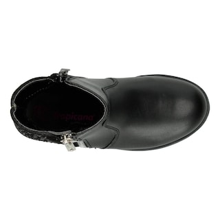 Foto 8 | Botines Mujer Tropicana Casual Negro Zipper Negro