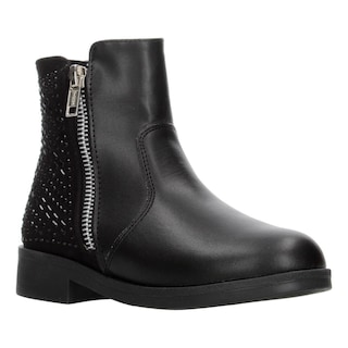Foto 2 | Botines Niña Tropicana Color Negro Casual Zipper Cierre Negro
