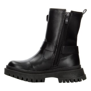 Foto 5 | Botas Niña Tropicana Negro Doble Hebilla Zipper Plataforma Negro
