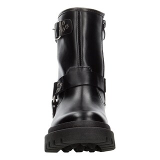 Foto 6 | Botas Niña Tropicana Negro Doble Hebilla Zipper Plataforma Negro
