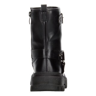 Foto 7 | Botas Niña Tropicana Negro Doble Hebilla Zipper Plataforma Negro