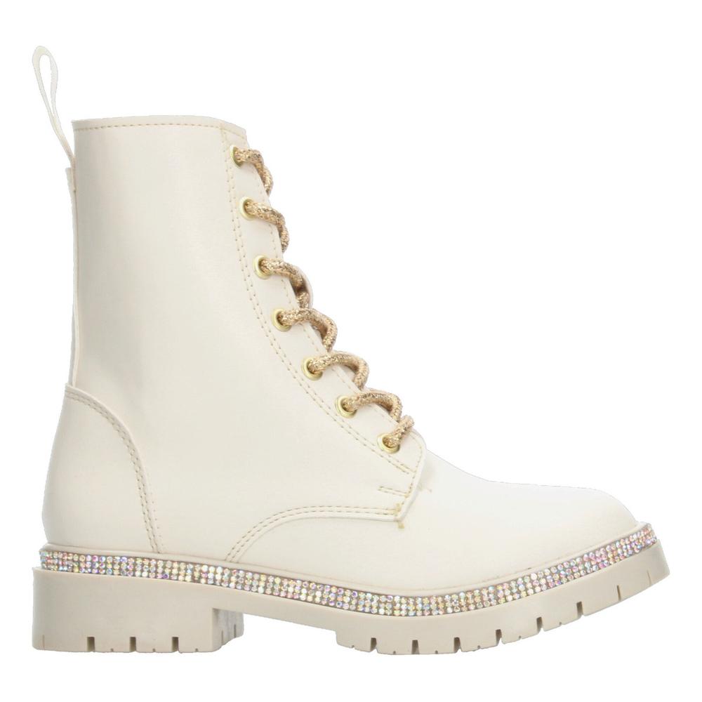 Foto 2 pulgar | Botines Niña Tropicana Beige Casual Borcegos Cinta Ajustable Beige