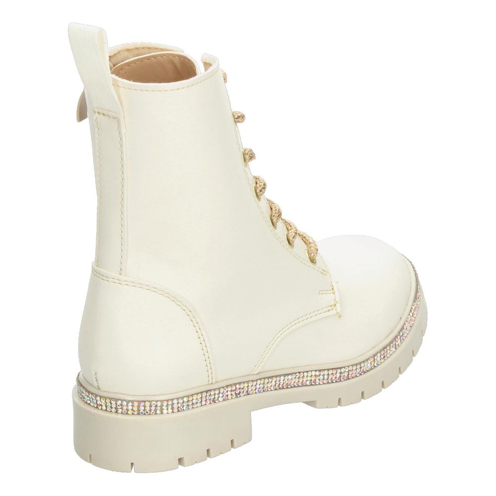 Foto 4 pulgar | Botines Niña Tropicana Beige Casual Borcegos Cinta Ajustable Beige
