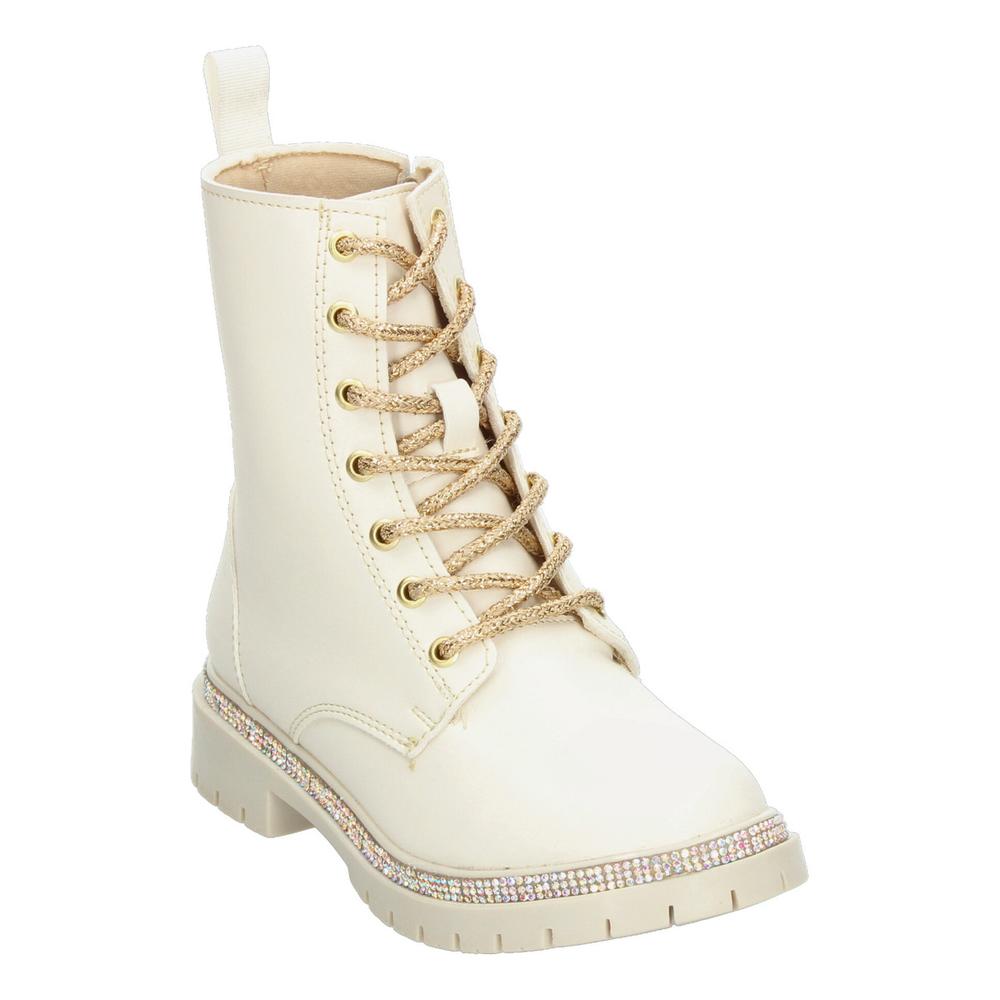Foto 5 pulgar | Botines Niña Tropicana Beige Casual Borcegos Cinta Ajustable Beige