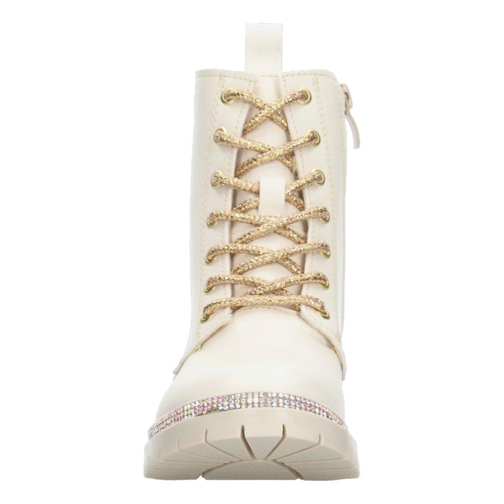 Foto 7 pulgar | Botines Niña Tropicana Beige Casual Borcegos Cinta Ajustable Beige