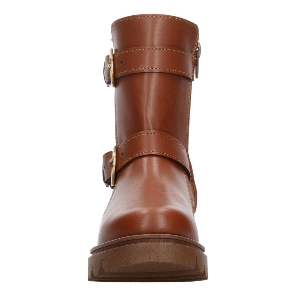 Foto 6 | Bota Casual Niña Jakuna Color Café Hebilla Zipper Uso Diario Cafe