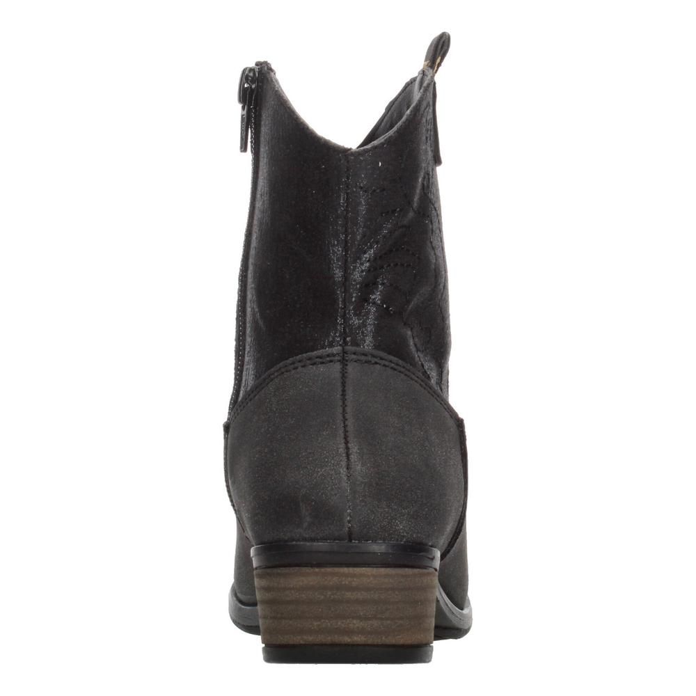 Foto 8 pulgar | Bota Niña Jakuna Color Negro Vaquera Con Tacón Casual Negro