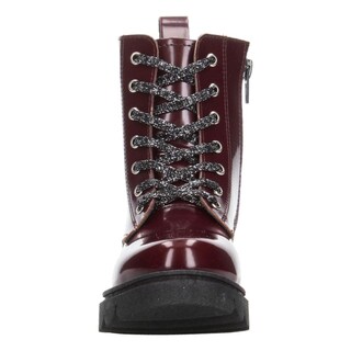 Foto 6 | Bota Casual Niña Jakuna Color Vino Zipper Cintas Ajustables Vino