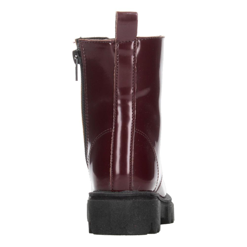 Foto 7 | Bota Casual Niña Jakuna Color Vino Zipper Cintas Ajustables Vino