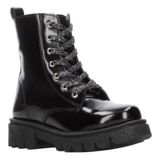 Foto 2 | Bota Casual Para Niña Jakuna Negro Cintas Ajustables Zipper Negro