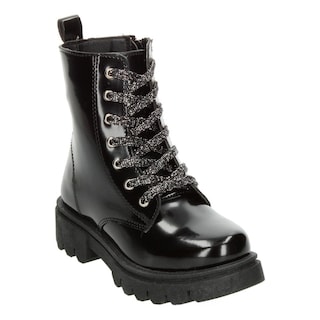 Foto 4 | Bota Casual Para Niña Jakuna Negro Cintas Ajustables Zipper Negro