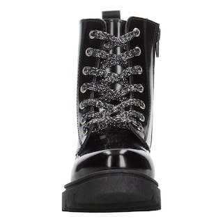 Foto 6 | Bota Casual Para Niña Jakuna Negro Cintas Ajustables Zipper Negro