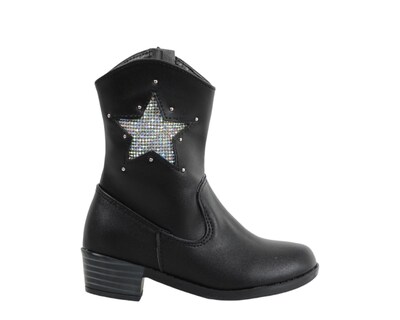 Foto 1 | Botas Vaqueras Niña Kassandra 514 Negro Nairobi