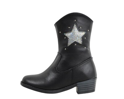 Foto 2 | Botas Vaqueras Niña Kassandra 514 Negro Nairobi