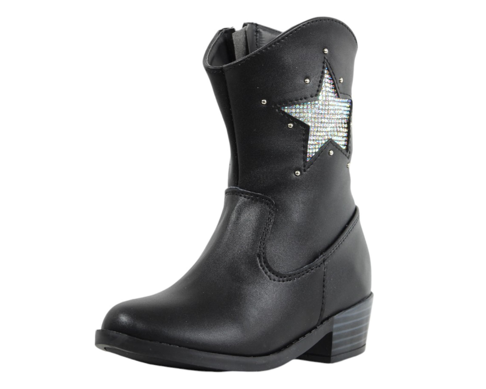 Foto 4 pulgar | Botas Vaqueras Niña Kassandra 514 Negro Nairobi