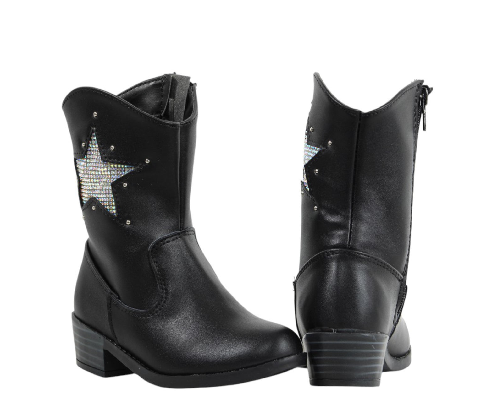 Foto 5 pulgar | Botas Vaqueras Niña Kassandra 514 Negro Nairobi