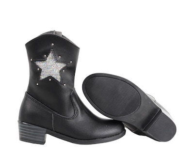 Foto 5 | Botas Vaqueras Niña Kassandra 514 Negro Nairobi