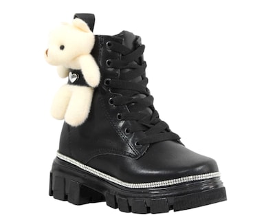 Foto 1 | Botas Niña Oso Peluche Serratos 5215 Negro