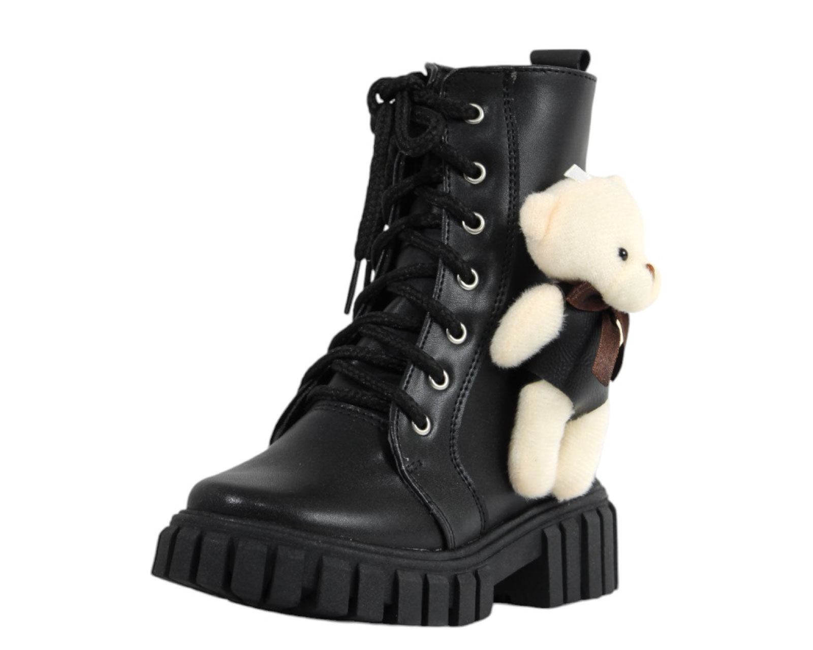 Foto 2 | Botas Niña Sttivali 015 Negro Osito De Peluche