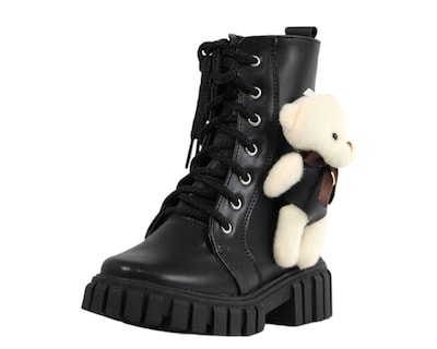 Foto 2 | Botas Niña Sttivali 015 Negro Osito De Peluche