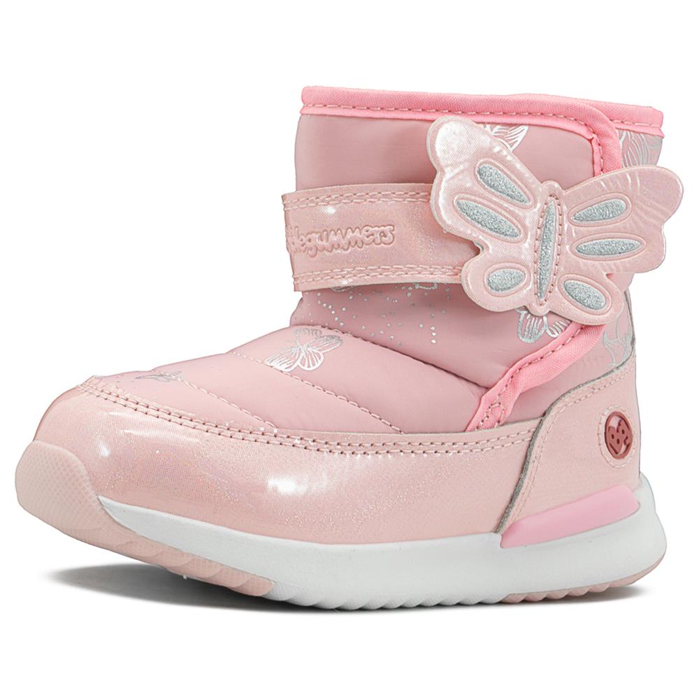 Foto 5 pulgar | Bota Invierno Mariposa Bubble Gummers Niña Textil Rosa 13-19 Rosa