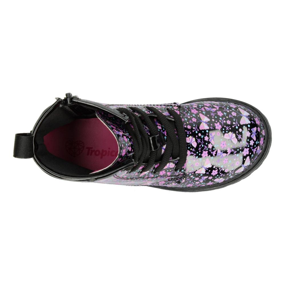 Foto 8 | Botin Tropicana Rosa Para Niña T18-22 [tro1487] Negro