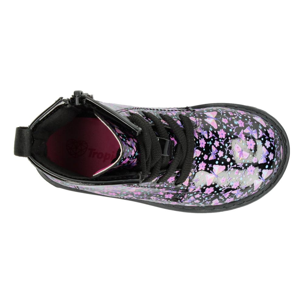 Foto 9 pulgar | Botin Tropicana Rosa Para Niña T15-18 [tro1486] Negro