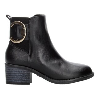 Foto 1 | Bota Tropicana Negro Cierre De Zipper Para Niña Negro