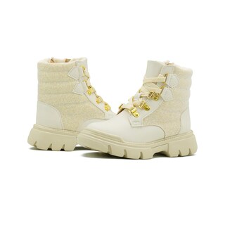 Foto 3 | Bota Karsten Con Brillos Para Niña Antiderrapante Casuales Beige