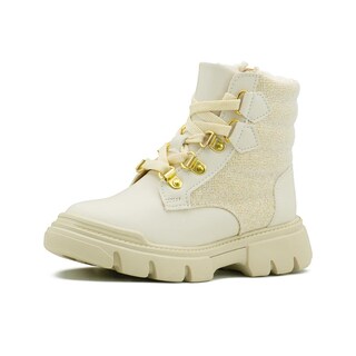Foto 4 | Bota Karsten Con Brillos Para Niña Antiderrapante Casuales Beige