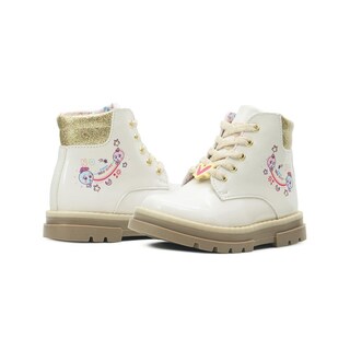 Foto 2 | Botas Botines Distroller Niña Invierno Charol Hueso 15-17 Beige