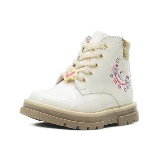 Foto 3 | Botas Botines Distroller Niña Invierno Charol Hueso 15-17 Beige