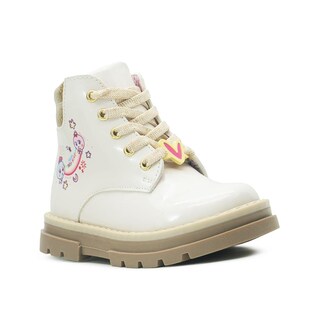 Foto 4 | Botas Botines Distroller Niña Invierno Charol Hueso 15-17 Beige