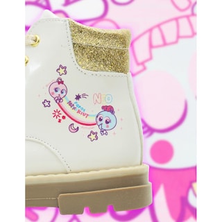 Foto 7 | Botas Botines Distroller Niña Invierno Charol Hueso 15-17 Beige