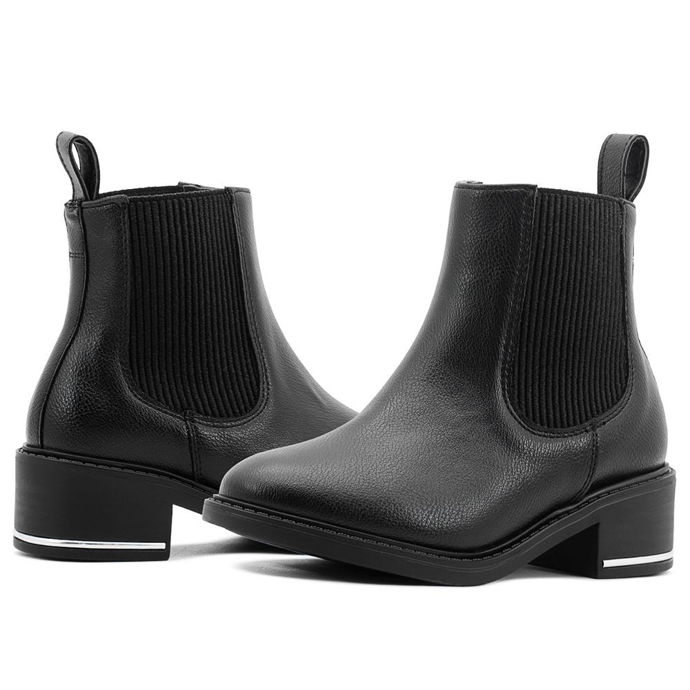 Foto 2 | Botas Botines Niña Salamandra Invierno Casual Formal Negro Negro