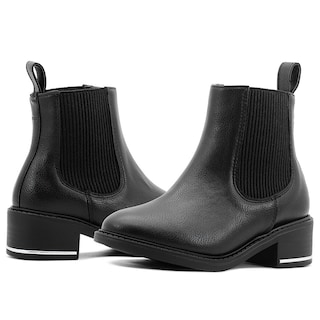 Foto 2 | Botas Botines Niña Salamandra Invierno Casual Formal Negro Negro
