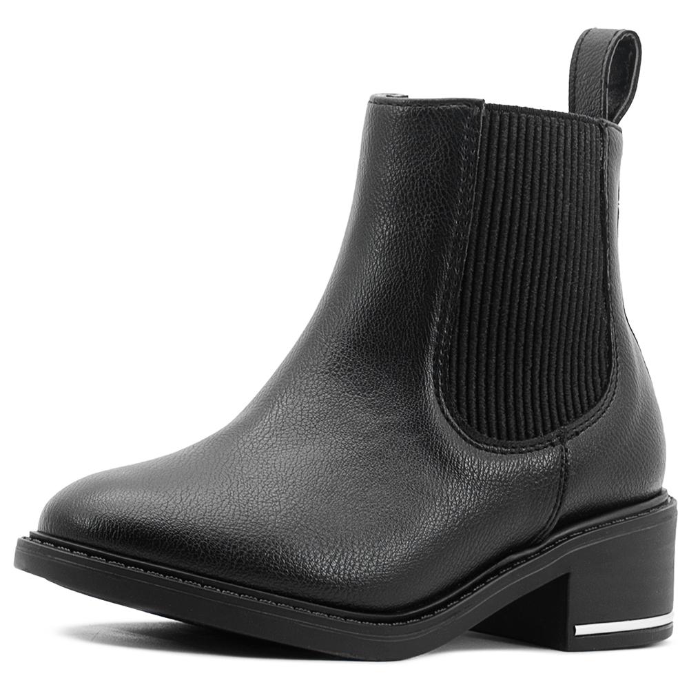 Foto 4 pulgar | Botas Botines Niña Salamandra Invierno Casual Formal Negro Negro
