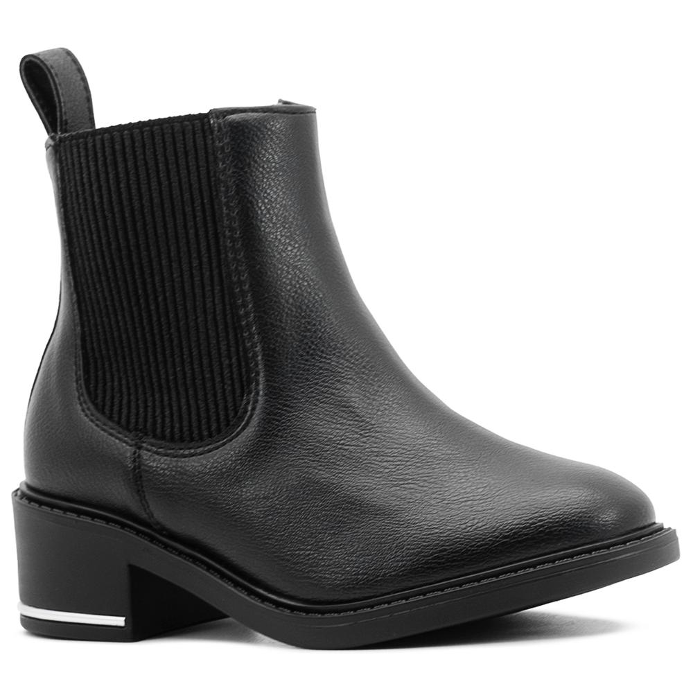 Foto 5 pulgar | Botas Botines Niña Salamandra Invierno Casual Formal Negro Negro