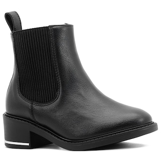 Foto 4 | Botas Botines Niña Salamandra Invierno Casual Formal Negro Negro