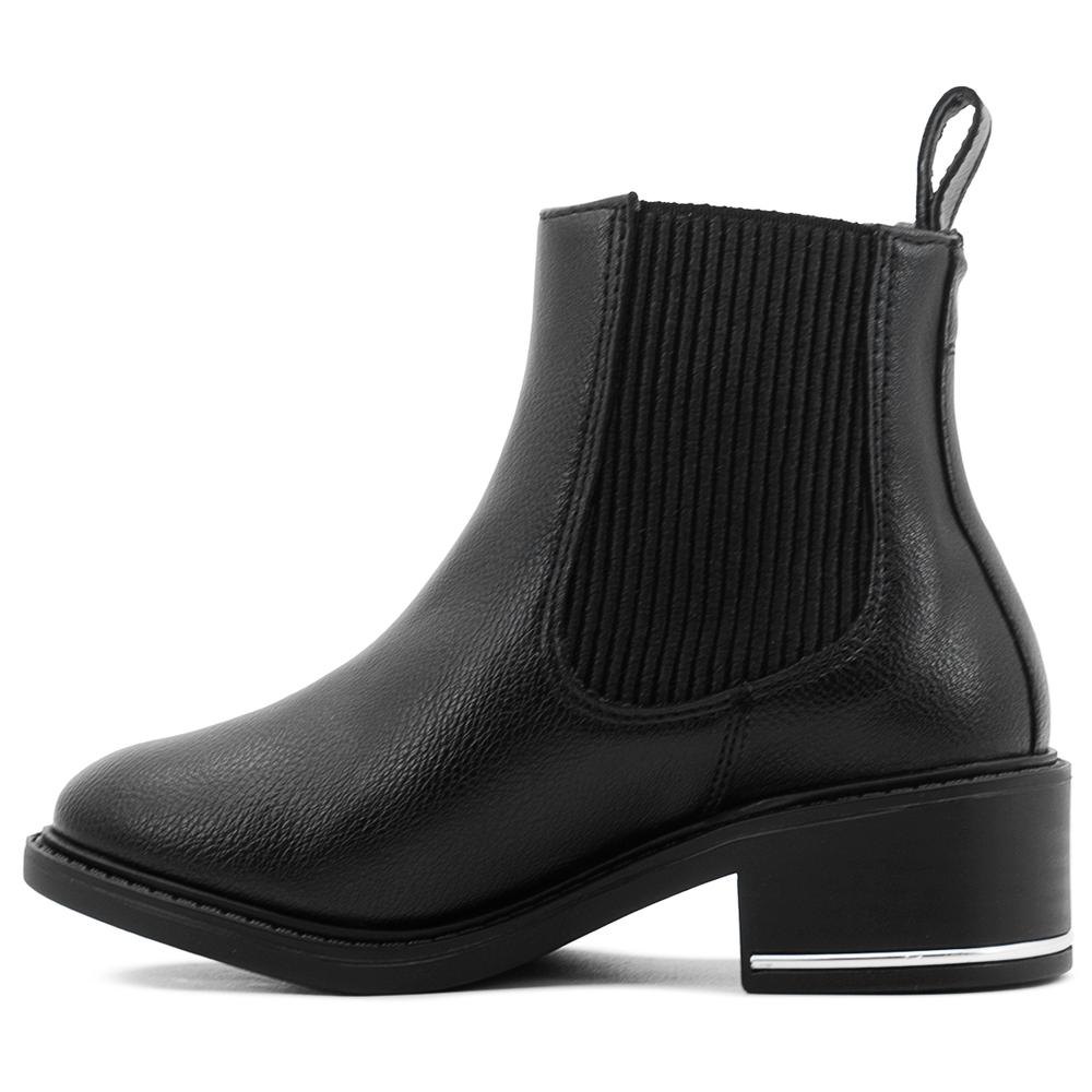 Foto 6 pulgar | Botas Botines Niña Salamandra Invierno Casual Formal Negro Negro