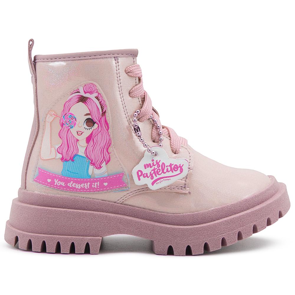 Foto 5 pulgar | Bota Tropicana Para Niña Mis Pastelito Antiderrapante Casual Rosa