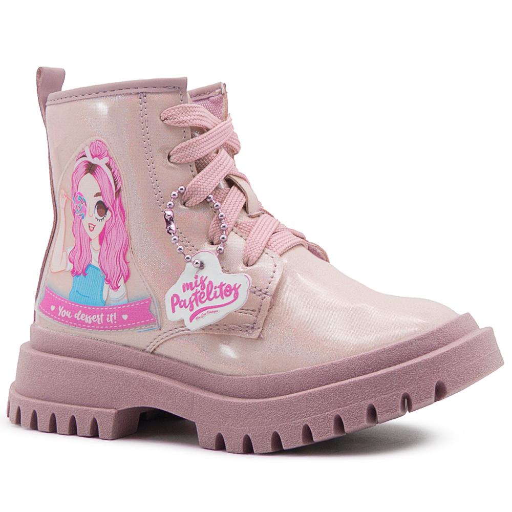 Foto 6 pulgar | Bota Tropicana Para Niña Mis Pastelito Antiderrapante Casual Rosa