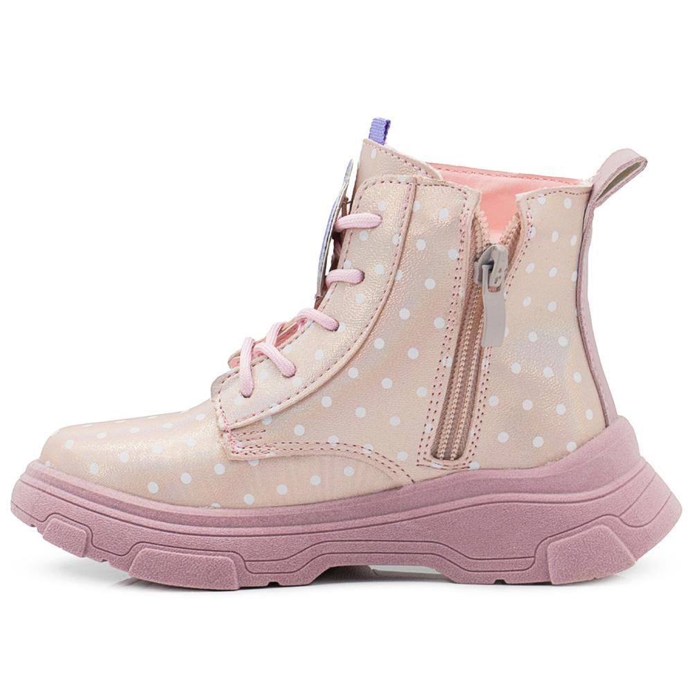 Foto 6 pulgar | Bota Botín Tropicana Unicornio Moda Onix Niña Rosa 15-21 Rosa