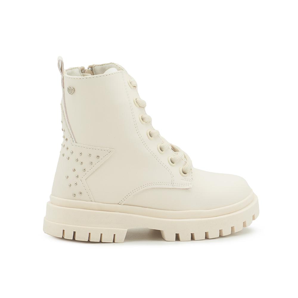 Foto 1 | Botín Bambino Para Niña Casual Estrella Pedrería Beige 18-23 Beige