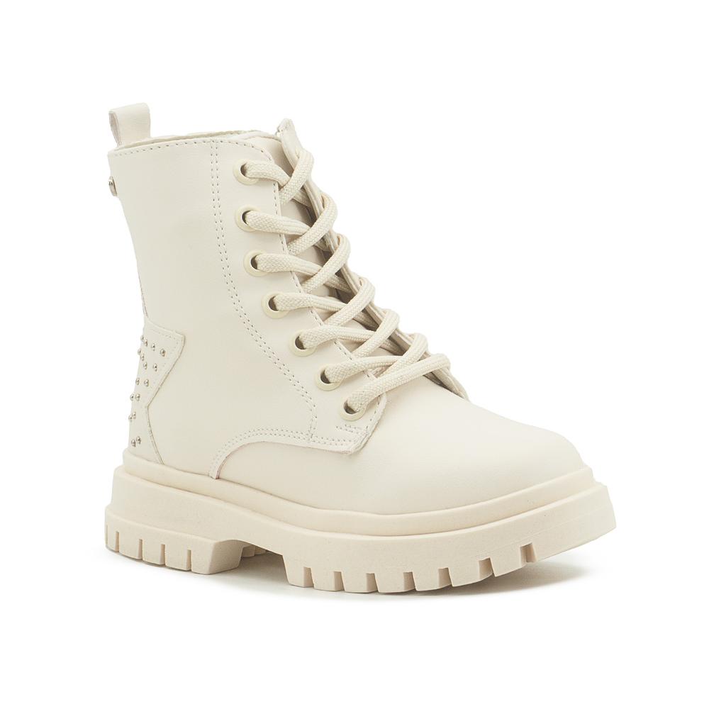 Foto 5 | Botín Bambino Para Niña Casual Estrella Pedrería Beige 18-23 Beige