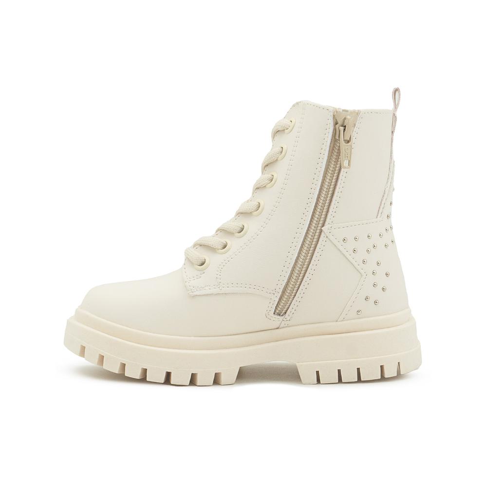 Foto 7 pulgar | Botín Bambino Para Niña Casual Estrella Pedrería Beige 18-23 Beige