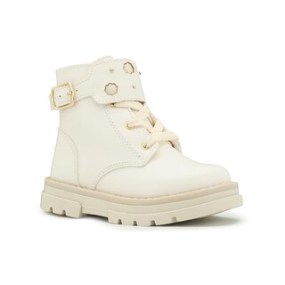 Foto 3 | Bota Chabelo Para Niña Ajuste Hebilla Comodidad 15-22 Latte Beige