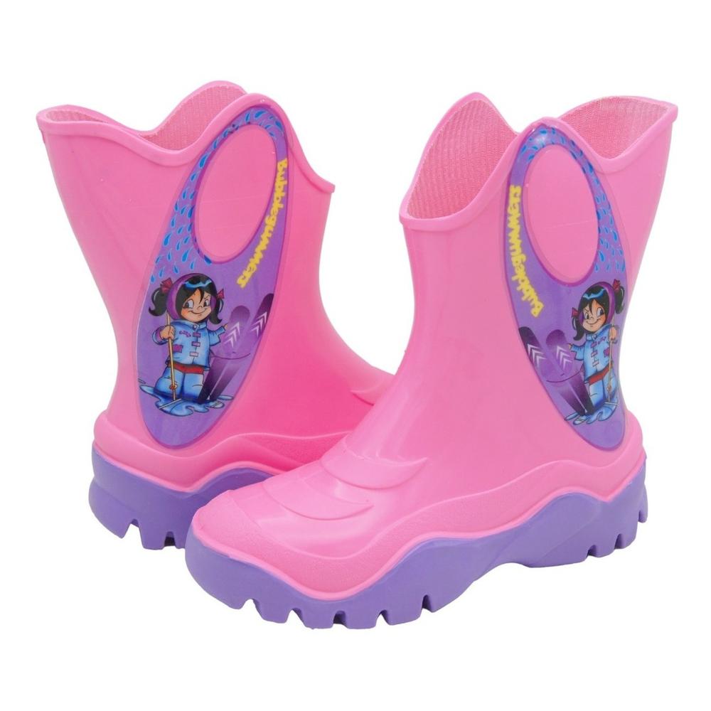Bota Lluvia Niña Bubble Gummers Moon Rosa Lila 13-22 Rosa