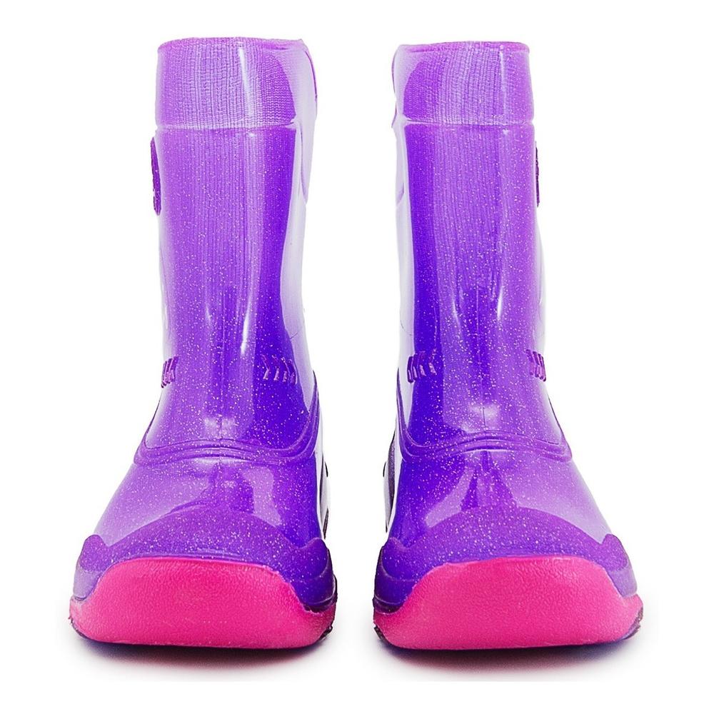 Foto 6 pulgar | Bota Lluvia Niña Bubble Gummers Burbujas Lila Cristal 13-21 Lila